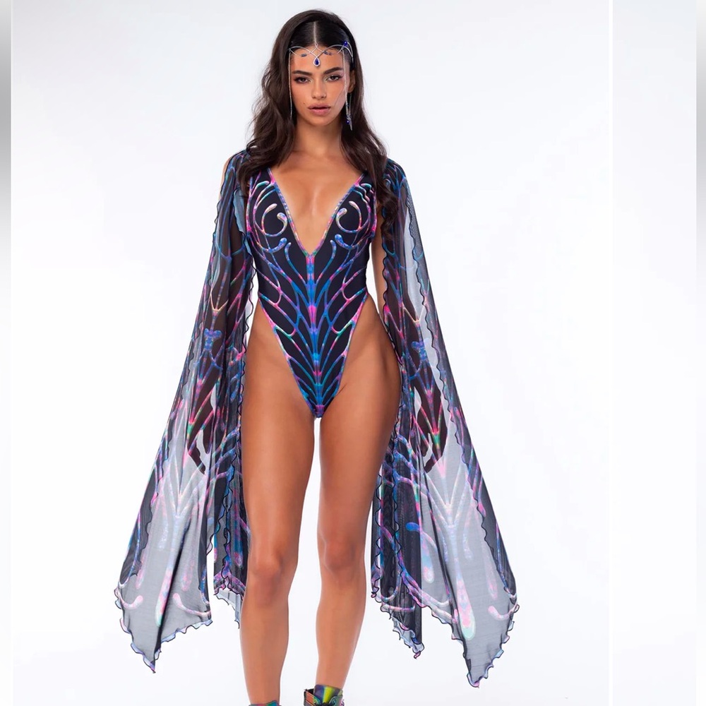 Cosmic Chaos Winged Bodysuit